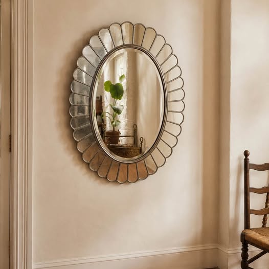Bassett Oval Wall Mirror, gallery view